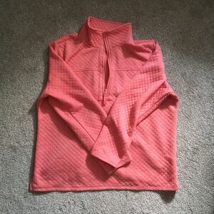 Women’s quilted quarter zip sweater (medium-large)